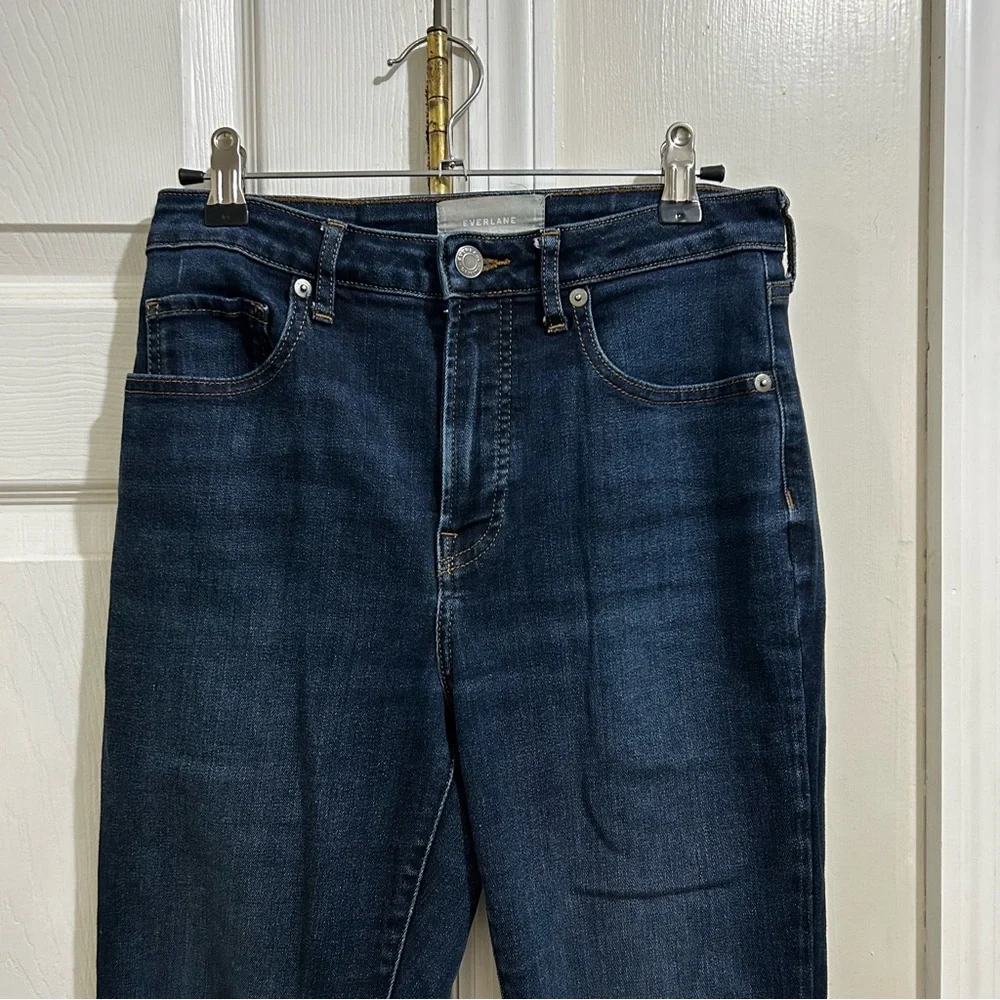 Everlane The Curvy High Rise Skinny Jean 28 Regular Dark Rinse